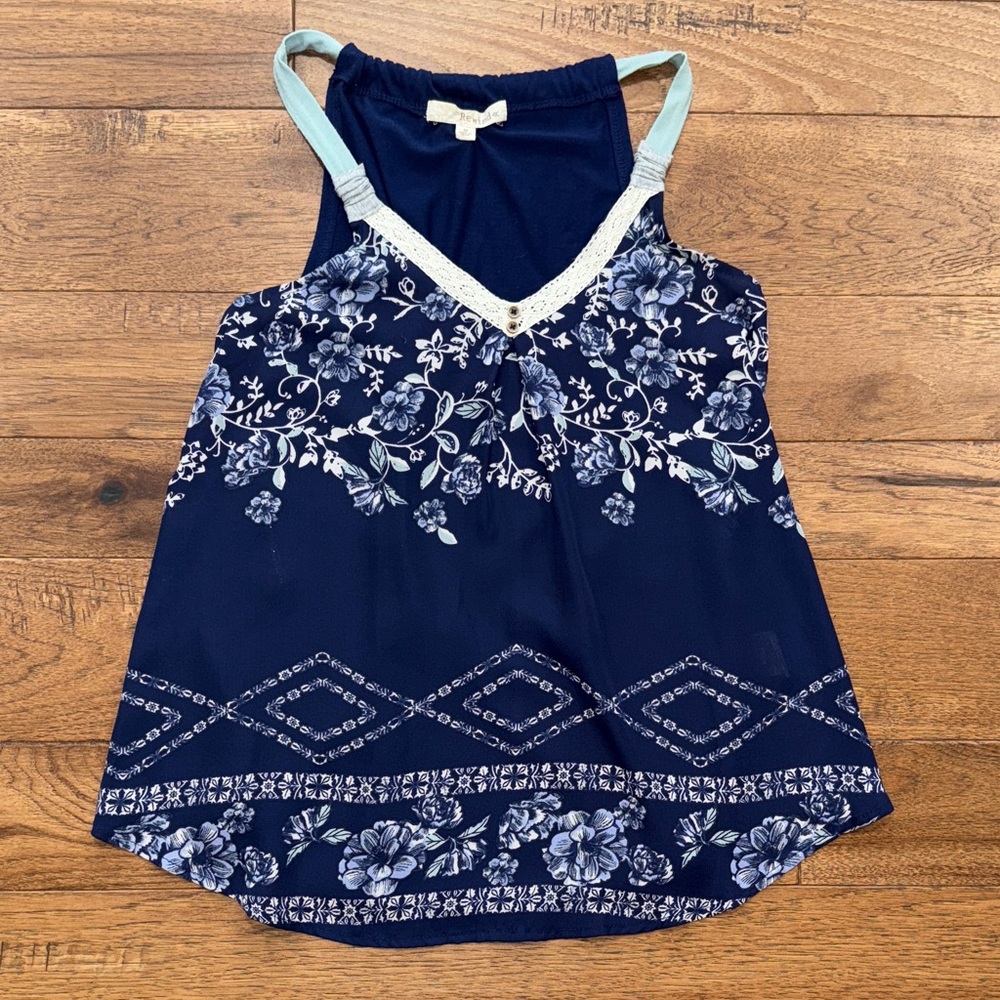 Rewind Floral Tank Top - Size S